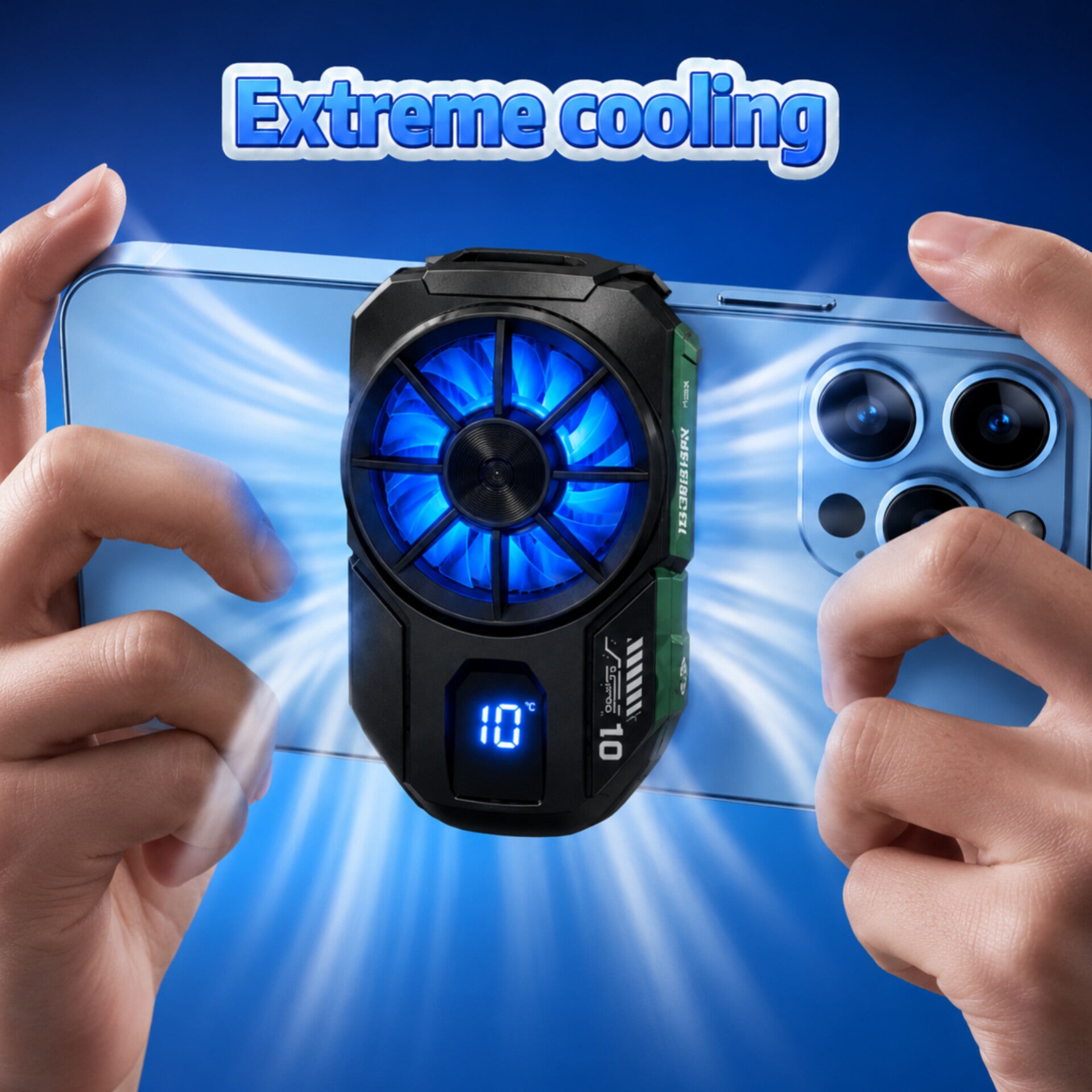 Type-C Mobile Gaming Cooling Fan – Fast Cooling | Low Noise | Plug & Play | Anti-Overheating Phone Cooler 🔥